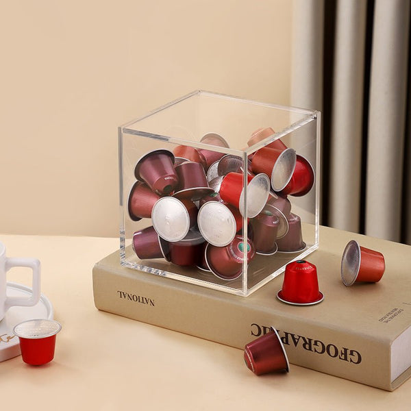 Caramelly Qube - Acrylic Pods Holder (40 Assorted Capsules) - Caramelly