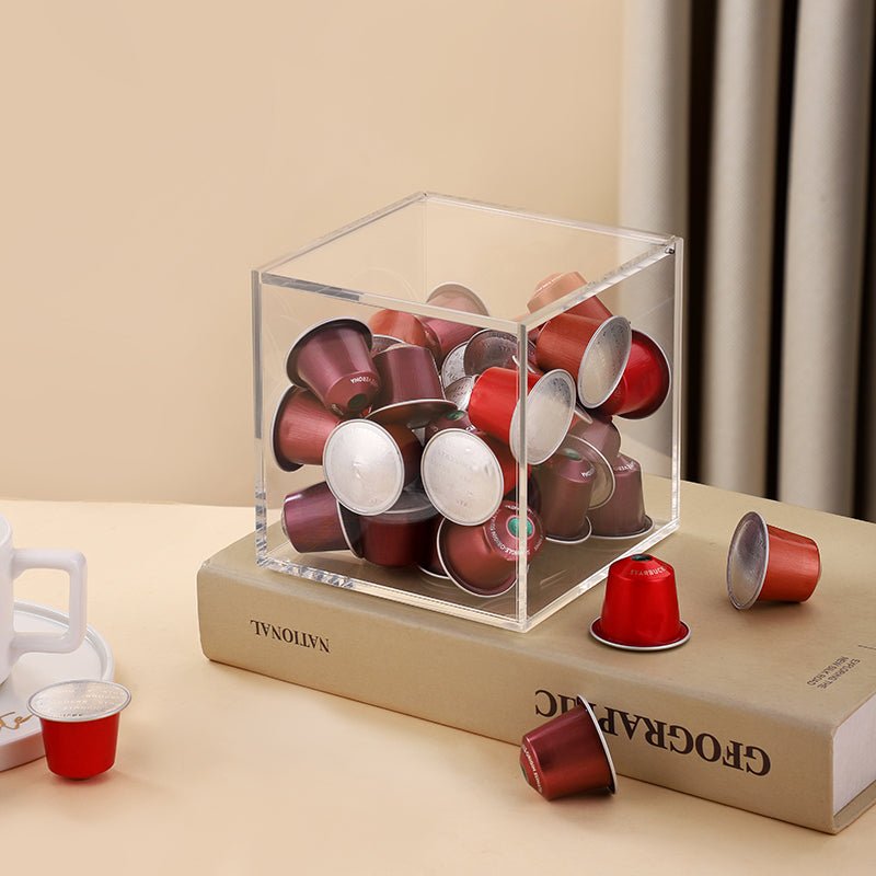 Caramelly Qube - Acrylic Pods Holder (40 Assorted Capsules) - Caramelly