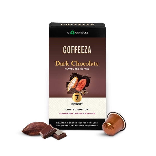 Coffeeza Dark Chocolate Nespresso Compatible Capsules - Caramelly