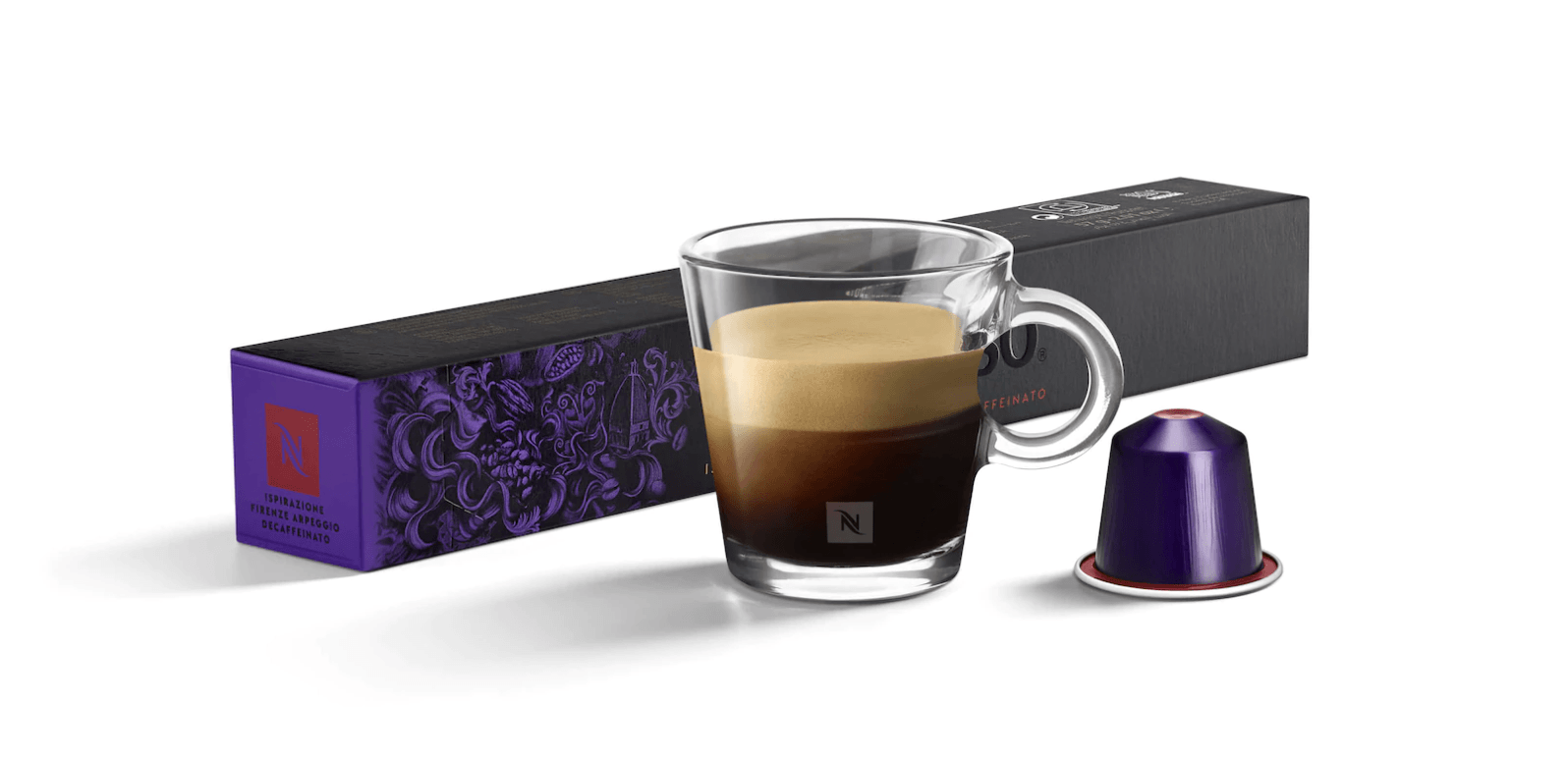 Nespresso Decaf Arpeggio Coffee Capsules/Pods - Caramelly