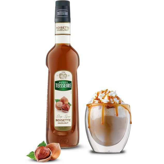 Mathieu Teisseire Hazelnut Syrup (700ml) - Caramelly