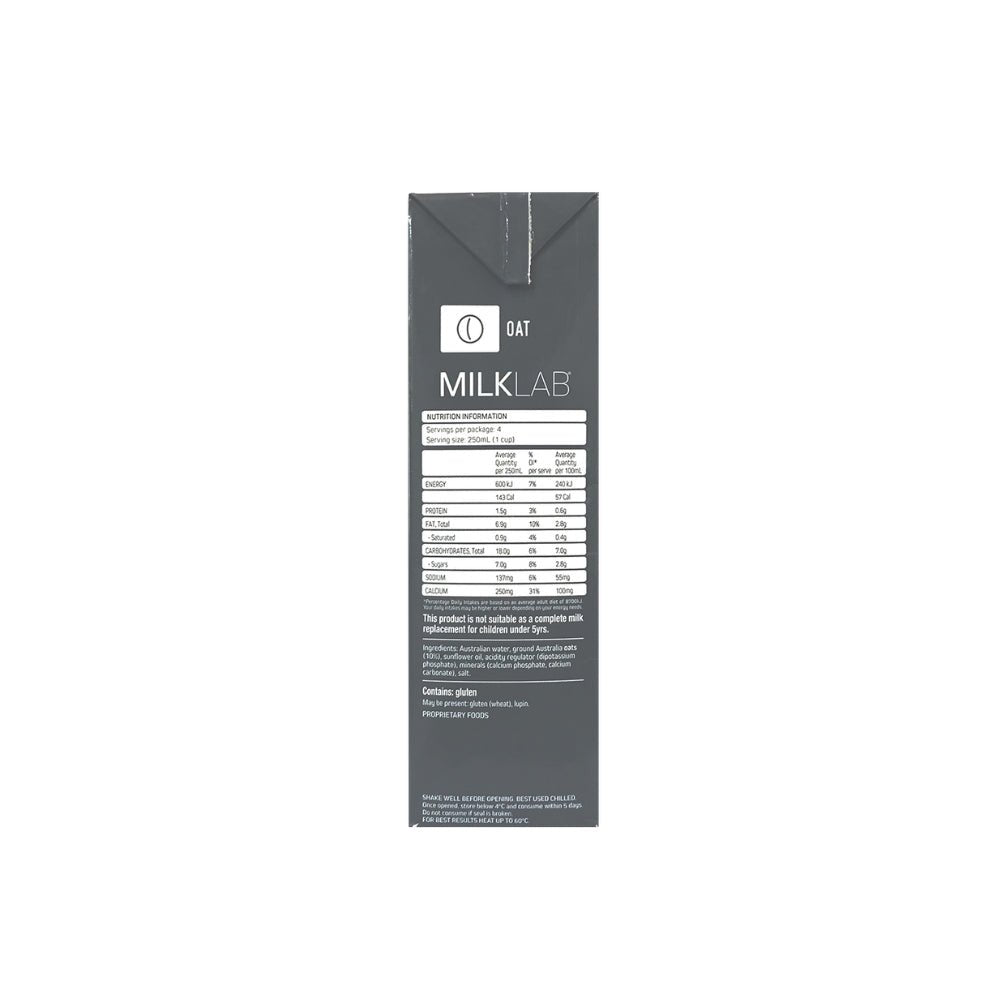 MILKLAB Oat (Plant Based) – 1 Litre - Caramelly