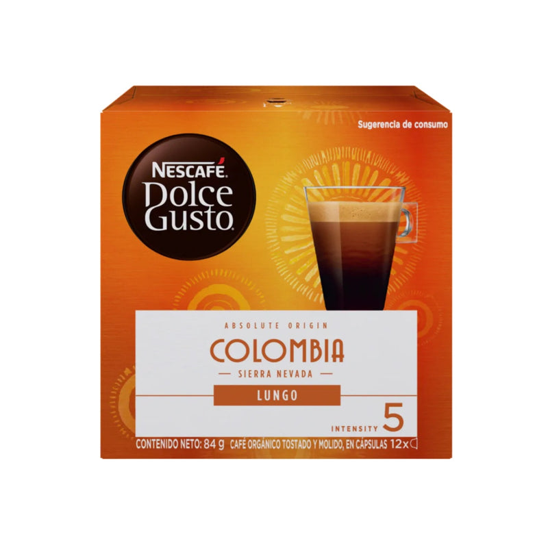 Nescafe Dolce Gusto Lungo Colombia Coffee Pods - Caramelly