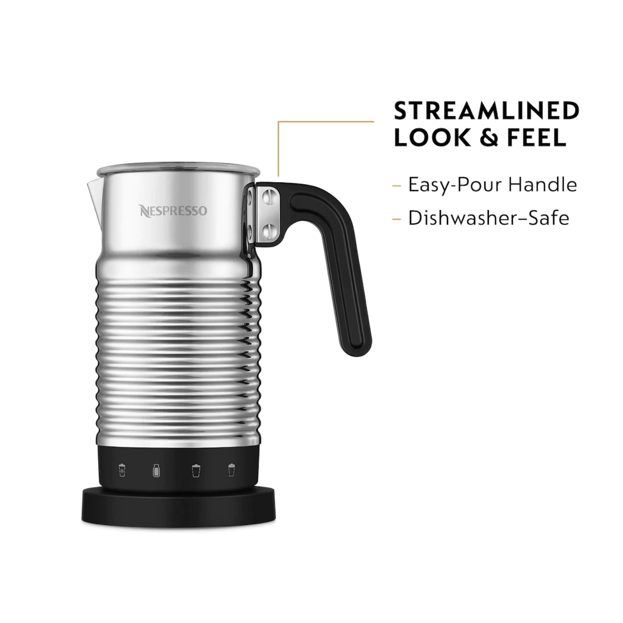 Nespresso Aeroccino 4 Milk Frother Dishwasher Safe Milk Frother