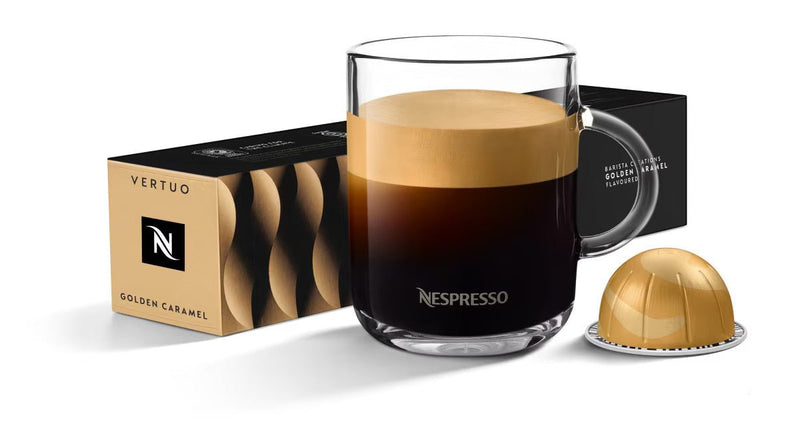 Nespresso Vertuo Golden Caramel Coffee Capsules/Pods - Caramelly