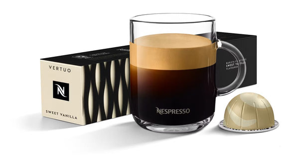Nespresso Vertuo Sweet Vanilla Coffee Capsules/Pods - Caramelly