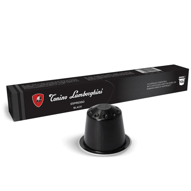 T.Lamborghini Nespresso Compatible Espresso Black Capsules/Pods - Caramelly